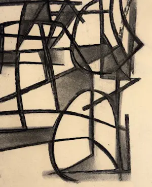 Silvin Bronkart - Hochwertige abstrakte Komposition aus dem Jahr 1949 kopen? Bied vanaf 550!