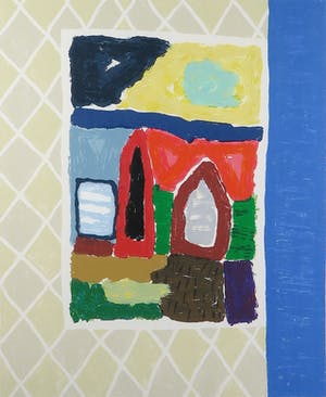 Harrie Gerritz - Zeefdruk, Zonder titel - Ingelijst kopen? Bied vanaf 50!