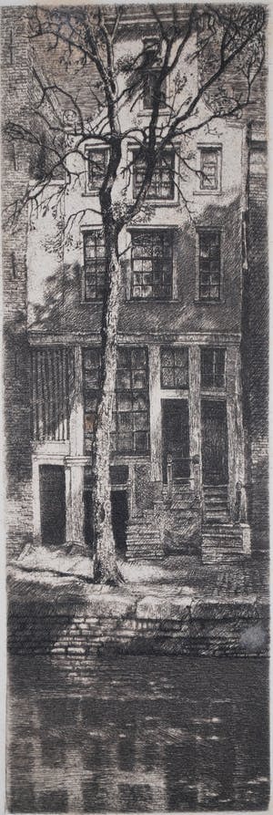 Willem Gerard Hofker - Amsterdam - Bloemgracht - ets kopen? Bied vanaf 80!