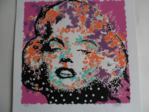 Ad van Hassel - Marilyn Monroe, zeefdruk kopen? Bied vanaf 20!