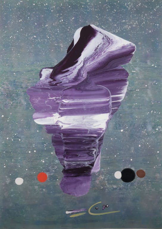 Richard Brouwer - Richard Brouwer: Olieverf op papier, Z.T. - Ingelijst (Groot) kopen? Bied vanaf 35!