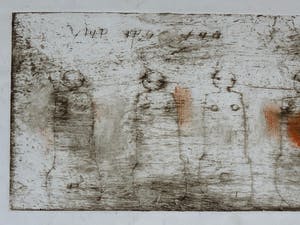 Anton Heyboer - 1979 - ets met 4 figuren uit het systeem. kopen? Bied vanaf 125!