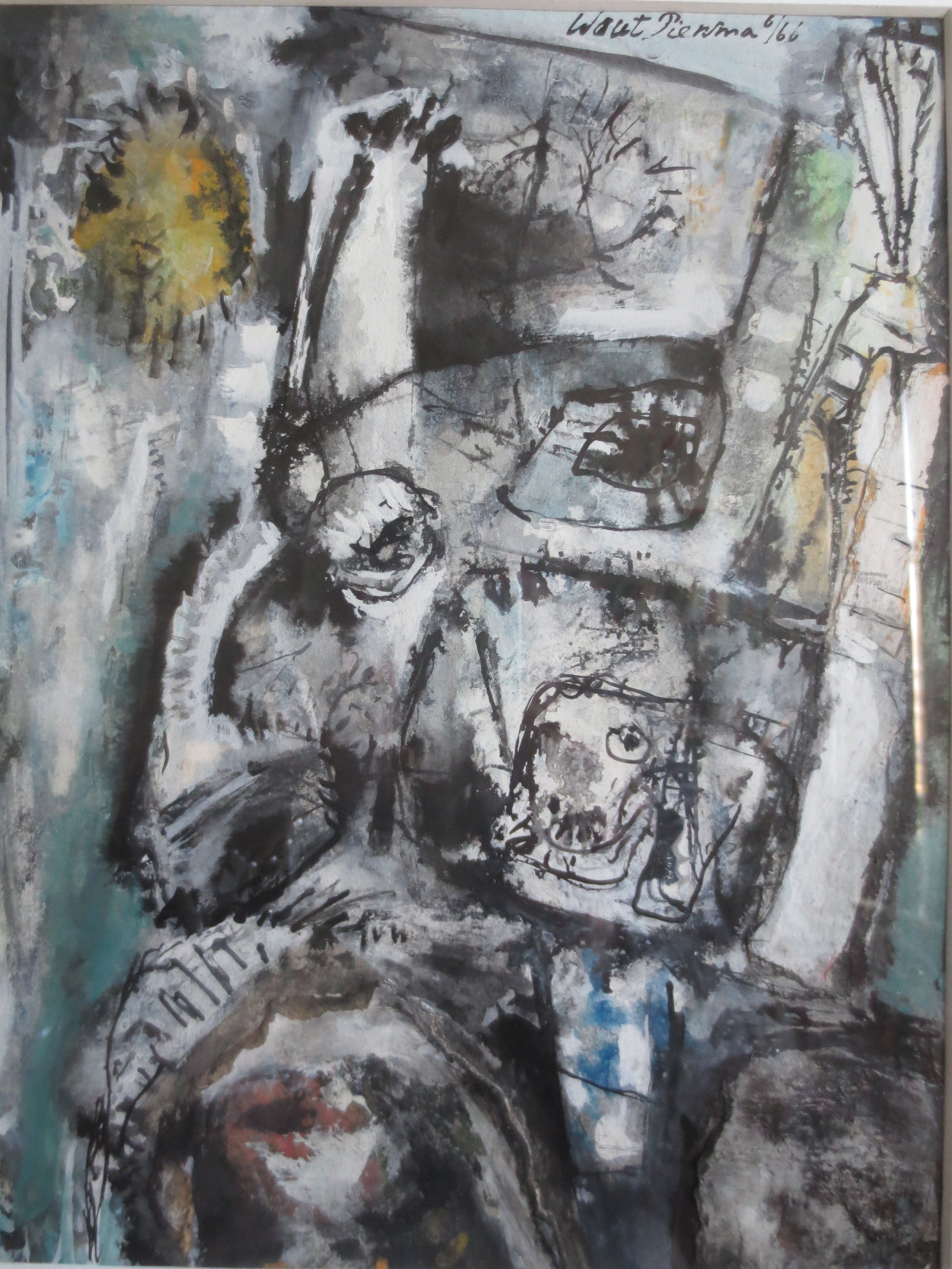 Wouter Piersma - (Ipitsj) Portret Asmat. verkocht voor € 150!