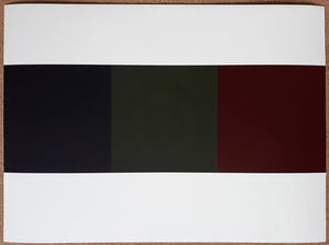 Rob van Koningsbruggen - Geometrisch abstracte compositie, zeefdruk kopen? Bied vanaf 1!