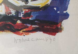 Theo Wolvecamp - Zonder Titel - Zeefdruk - XVII/XXX - Ingelijst 78 x 87 cm kopen? Bied vanaf 200!