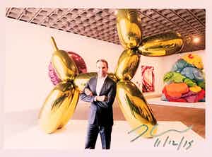 Jeff Koons - Offset, signiert und datiert verkocht voor € 70!
