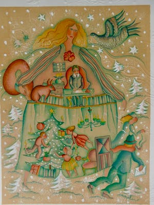 Buy Francoise Deberdt - La fille et l'écureuil? Bid from 20!