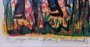 Jan van der Meulen - Koe (staaldruk) kopen? Bied vanaf 55!