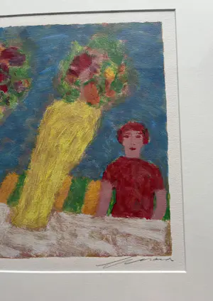 Eugène Brands - Vrouw met bloemenvazen kopen? Bied vanaf 160!