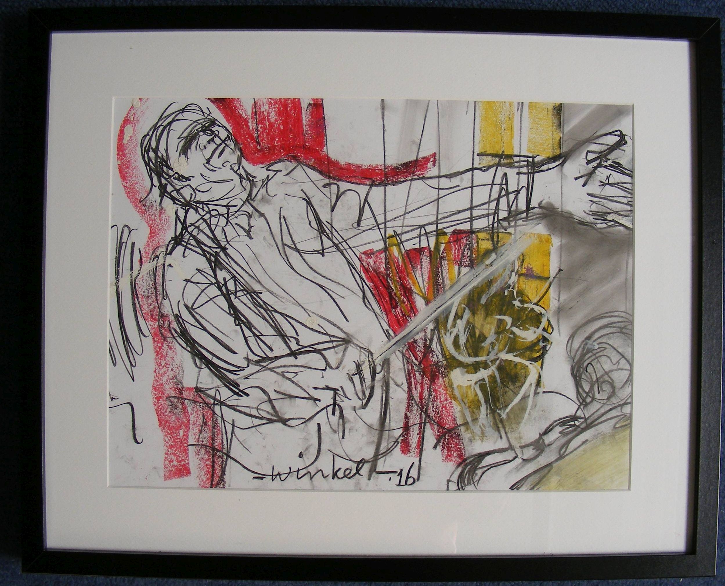 Arien Winkel - gemengde techniek-Dirigent- kopen? Bied vanaf 50!