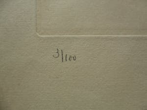 Albert Van Holsbeek - Ets, zonder titel. kopen? Bied vanaf 30!