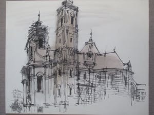 Otto Dicke - Pentekening kopen? Bied vanaf 60!