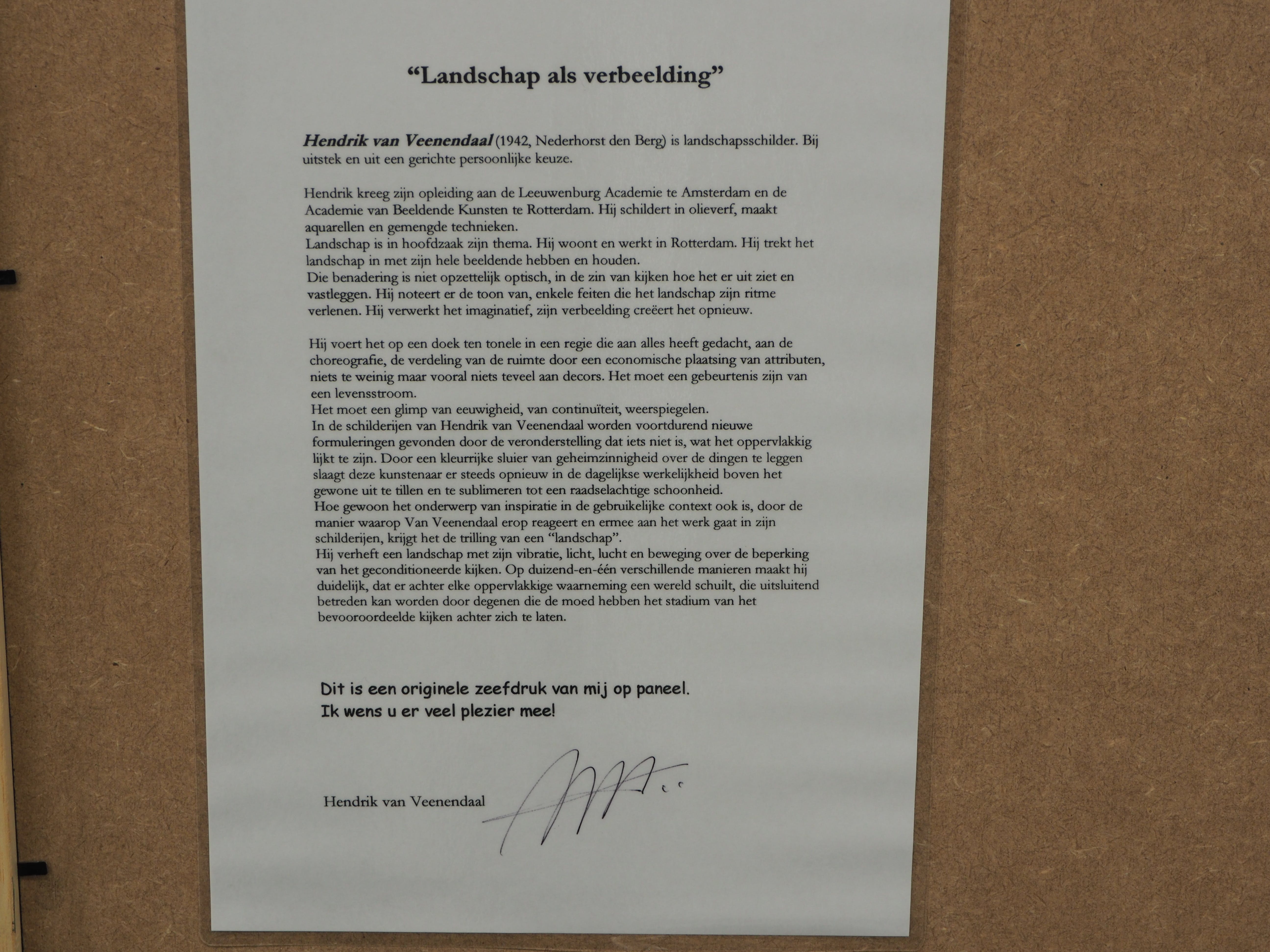 Hendrik van Veenendaal - zonder titel kopen? Bied vanaf 50!