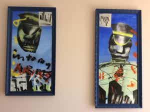 Herman Brood - Pilot and kops, uniek tweeluik verkocht voor € 5500!