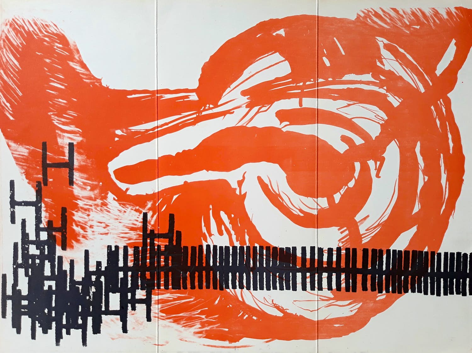 Carel Visser - Wessel Couzijn - Uitnodiging Atelier Feest (1965), litho kopen? Bied vanaf 75!