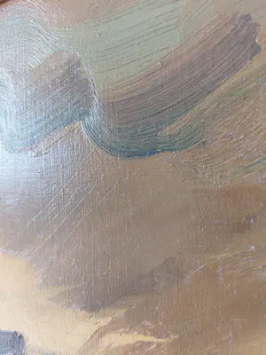 Hubert Malfait - schilderij - Titel: boer met paard - handgesigneerd - ingelijst kopen? Bied vanaf 2800!