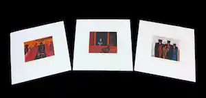 Luis Filcer - Lot van drie zeefdrukken verkocht voor € 60!