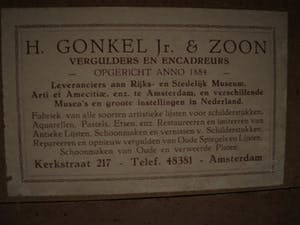 Dirk Kruizinga - oprichter "de Brug" - Grote Houtskool tekening "Weide Molen" gesigneerd kopen? Bied vanaf 10!