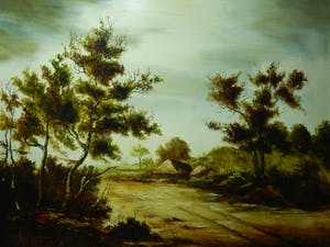 Niet of onleesbaar gesigneerd - Heidezicht door onbekende meester kopen? Bied vanaf 10!