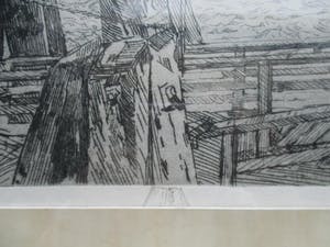 Antoon Derkzen van Angeren - Zicht op de Haven van Rotterdam 1908 kopen? Bied vanaf 65!