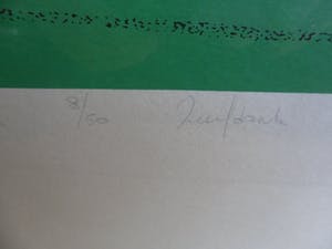 Niet of onleesbaar gesigneerd - Zeefdruk, Golfer. kopen? Bied vanaf 1!