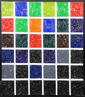 Pim Lenos - Gemengde techniek op doek, Zonder titel kopen? Bied vanaf 1!