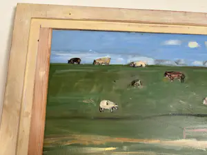 Marjan de Glopper - Landschap met koeien kopen? Bied vanaf 200!