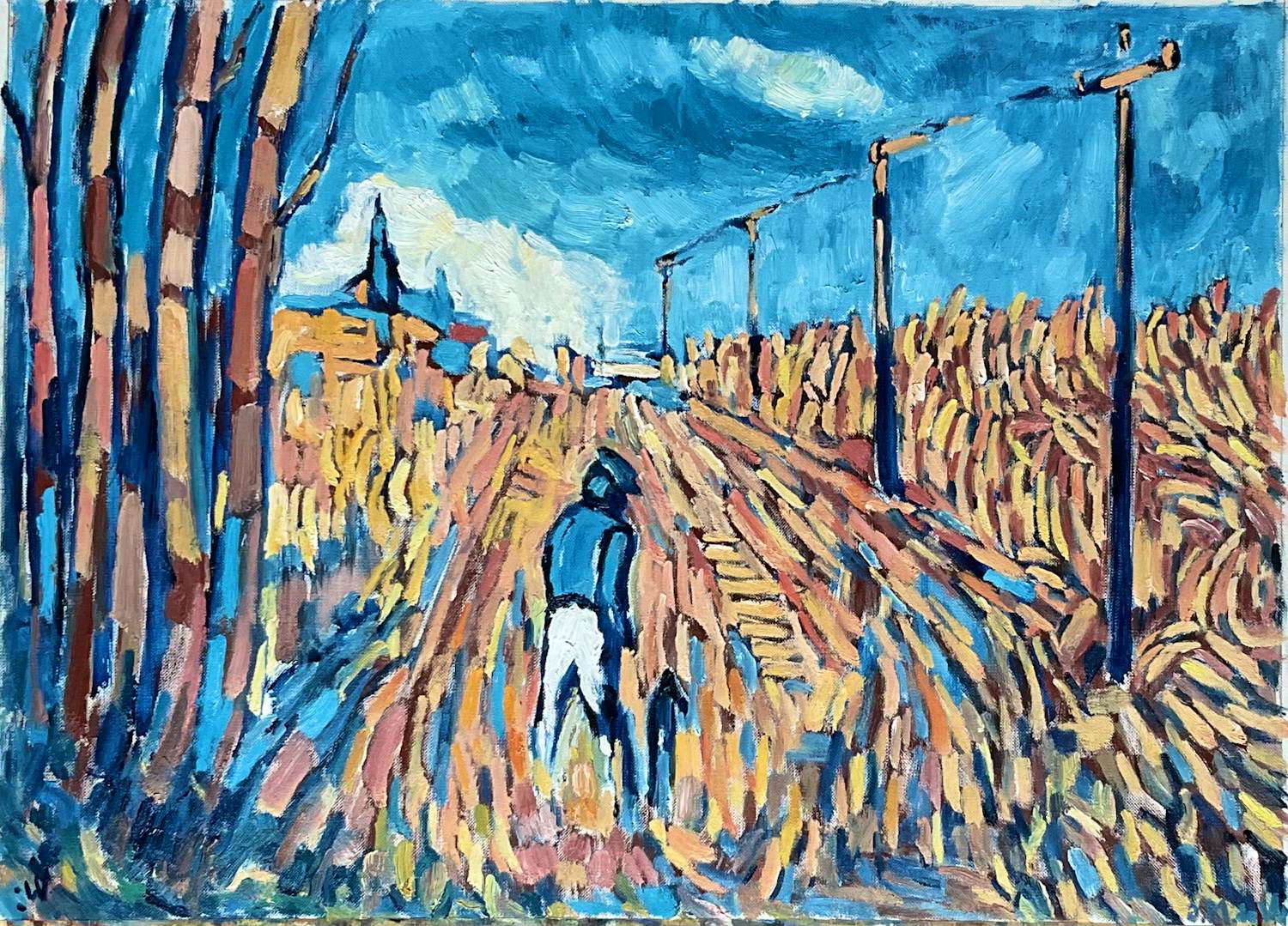 Jan Willem Versteeg - Champ de blé kopen? Bied vanaf 155!