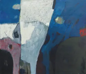 Jos Schimmer - Olieverf op doek, Zonder titel - Ingelijst kopen? Bied vanaf 1!