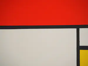 Piet Mondriaan - Compositie II in rood, blauw en geel, Gesigneerde lithografie - Certificaat kopen? Bied vanaf 129!