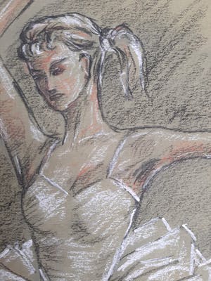 Niet of onleesbaar gesigneerd - Jan Smals - Ballerina kopen? Bied vanaf 1!