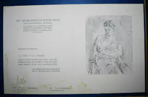 Jan Sluijters - 'moeder met kind' 1950 (hoogdruk, ingelijst)-vermeld in bijgeleverd boek kopen? Bied vanaf 225!