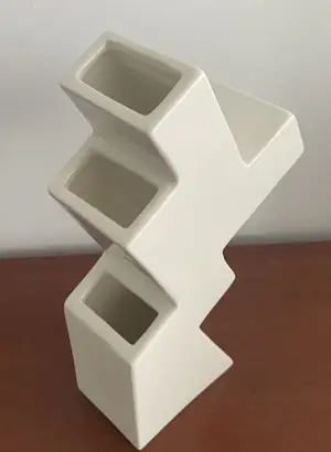 Plateelbakkerij Schoonhoven - Tulpenvaas decor ontwerp Janine Lokhorst kopen? Bied vanaf 35!