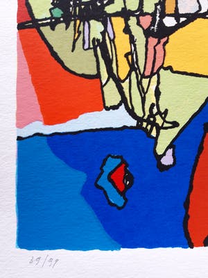 Jan Latinne - 2 zeefdrukken - zonder titel kopen? Bied vanaf 110!