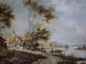 Leendert de Vogel - dorpje met overzetveer kopen? Bied vanaf 250!