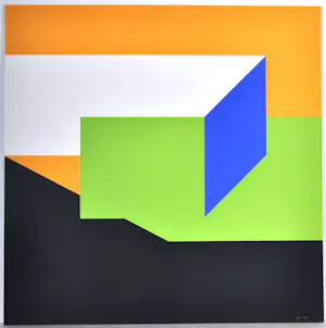 Guy Vandenbranden - Exodus - Zeefdruk - Gesigneerd - 52x52 cm - 1970 kopen? Bied vanaf 250!