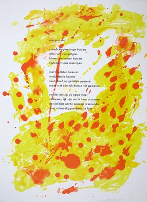 Jef Diederen - Lot van 2 litho's uit een serie naar teksten van Lucebert kopen? Bied vanaf 1!