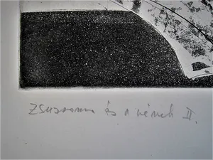 Ferenc Czinke - vooraanstaand Hongaars graficus - kleine oplage Litho - Naakt - gesigneerd kopen? Bied vanaf 33!