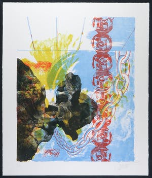 Paul Smulders - Litho, Abstracte compositie kopen? Bied vanaf 1!