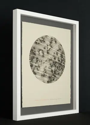 Richard Long - 'Icelandic Rock Drawing’- gesigneerd & genummerd - fraai ingelijst kopen? Bied vanaf 480!