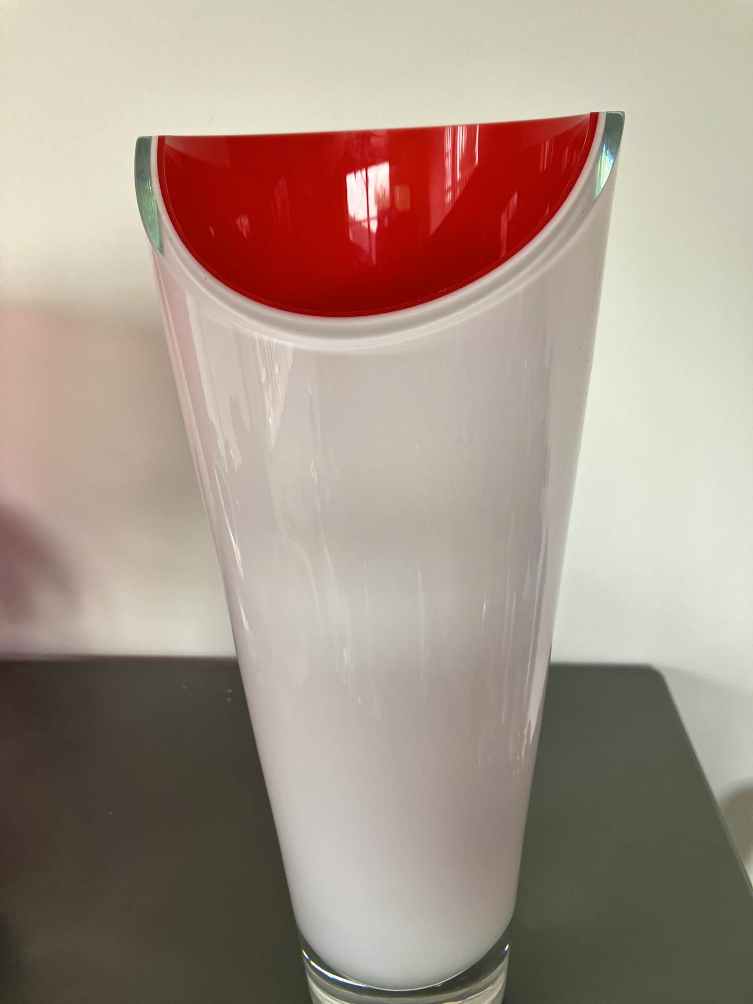 Royal Leerdam - BATMAN Vaas rood/wit verkocht voor € 59!