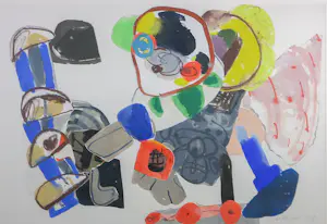 Jurjen de Haan - Gemengde techniek, Z.T. - Ingelijst kopen? Bied vanaf 150!