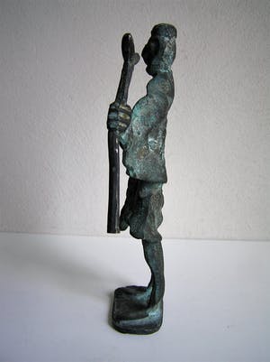 Burkina Faso - Slangenvanger - Gegoten brons uit de Gan cultuur kopen? Bied vanaf 35!