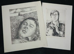 Wout van Vliet - Lot van twee litho's kopen? Bied vanaf 35!