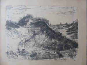 Otto Hanrath - Litho, De Nes Texel. kopen? Bied vanaf 30!