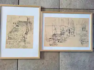 Otto Dicke - Battent Nijverdal tabak en textielindustrie Twente. (2 stuks) verkauft für € 75!