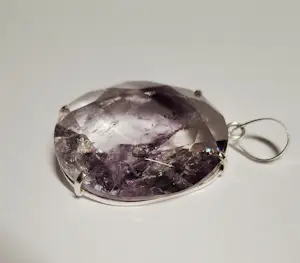 Nieuw natuurlijke Amethist Super Seven, met bubbeltjes kopen? Bied vanaf 150!