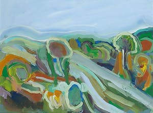 Ferd op de Coul - Gouache, Landschap - Ingelijst kopen? Bied vanaf 40!