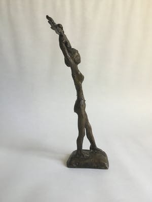 Brons (Onbekend) - Naakte vrouw met zon kopen? Bied vanaf 10!