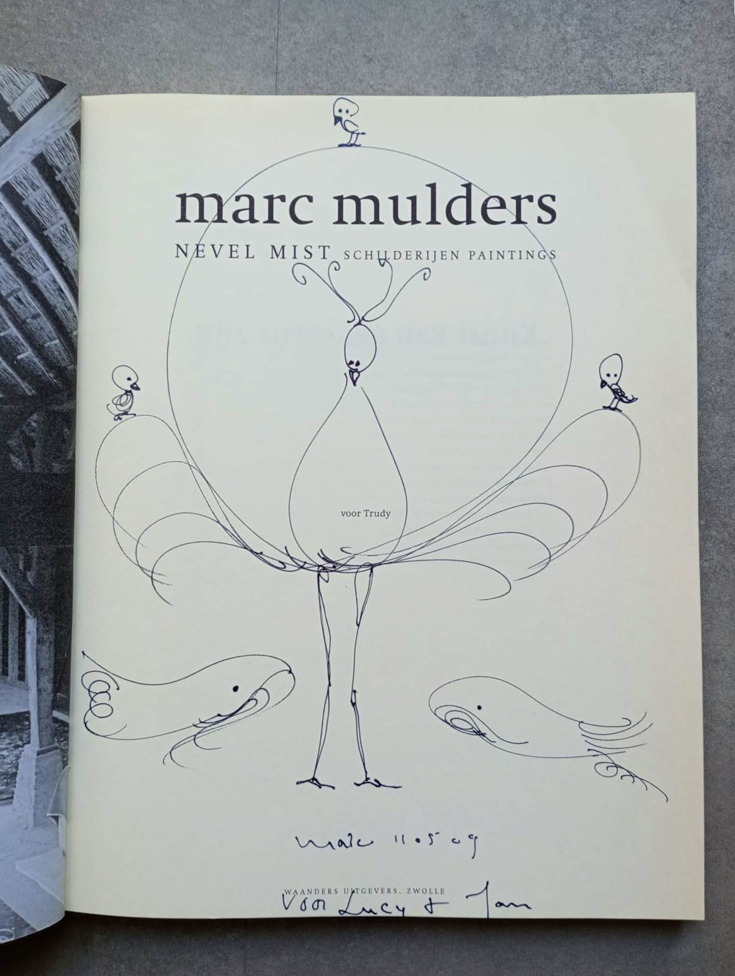 Marc Mulders - Tekening, in: 'Nevel/Mist' kopen? Bied vanaf 95!